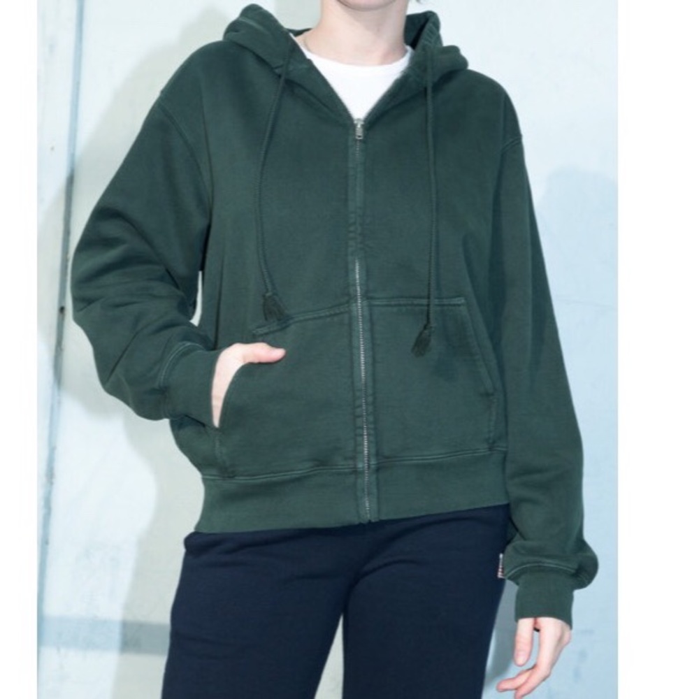 Brandy Melville Green Carla Hoodie